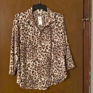 Women’s Van Heusen Animal Print Blouse